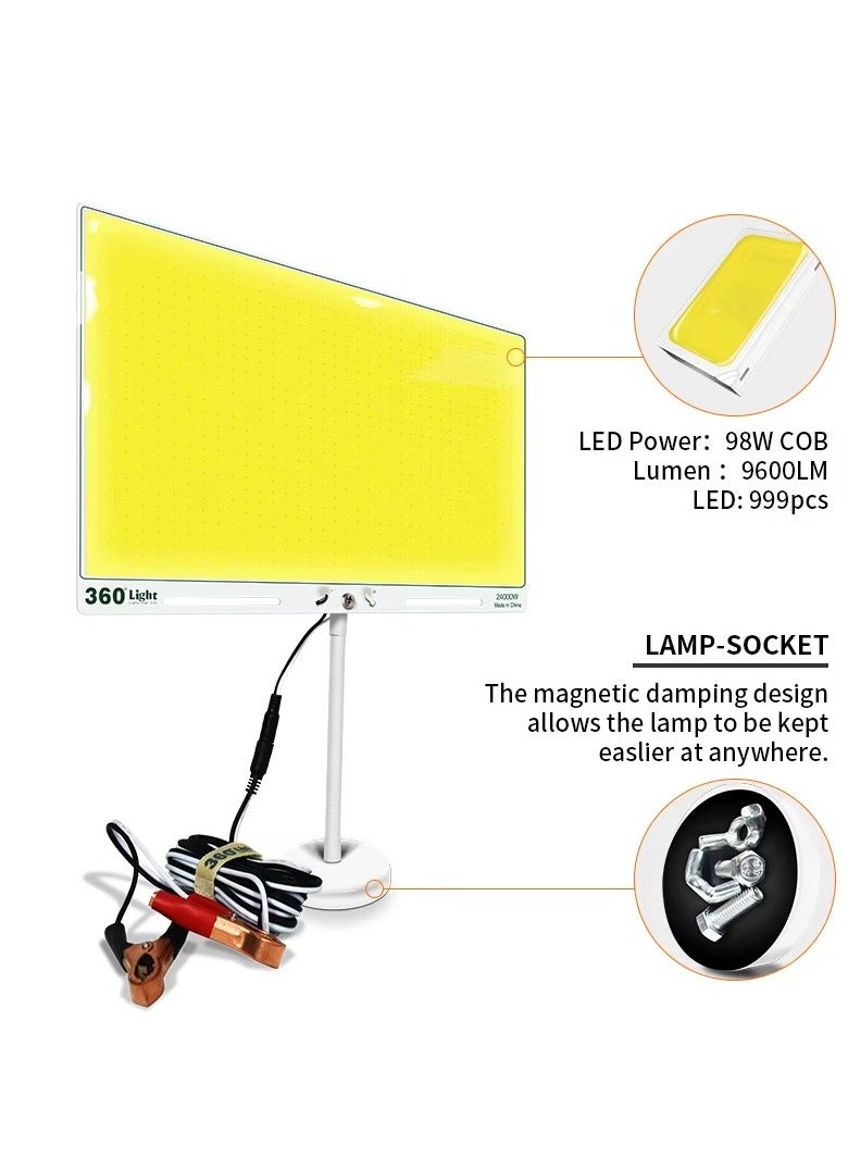 360 Light LED Light – Powerful & Versatile Up to 2500 Lumens, Illuminates Up to 82 Feet Waterproof, Portable, with Stand & Carry Case - Image 3